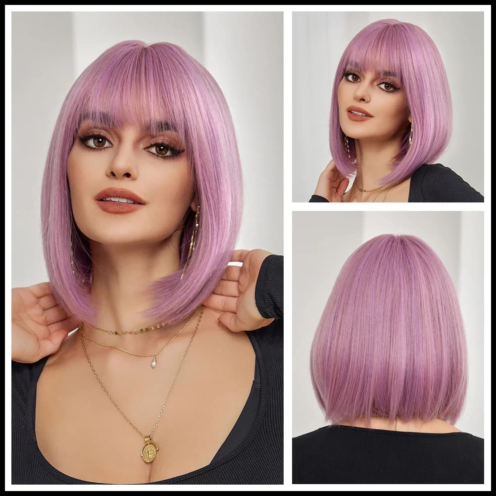 perruque rose chic
